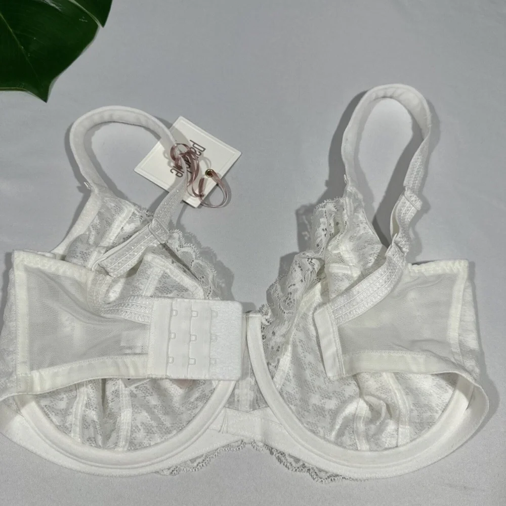 NWT $72 Panache [ 28H US‎ ] Envy Balconnete Underwire Full Cup Bra in Ivory